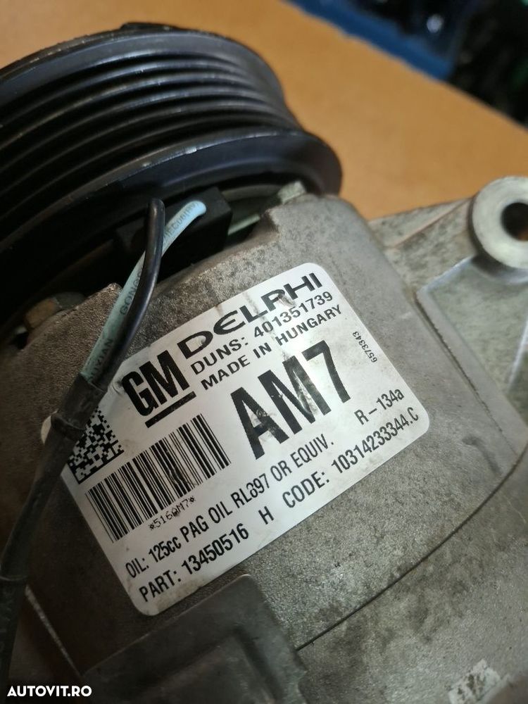 Compresor aer condiționat Opel Mokka Zafira C Insignia  Astra J 1.6D - 6
