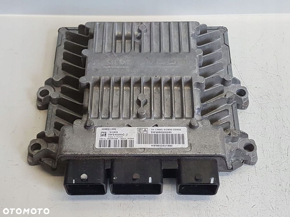 CITROEN C3 1.4 HDI STEROWNIK 9653451880 9660300280 - 1