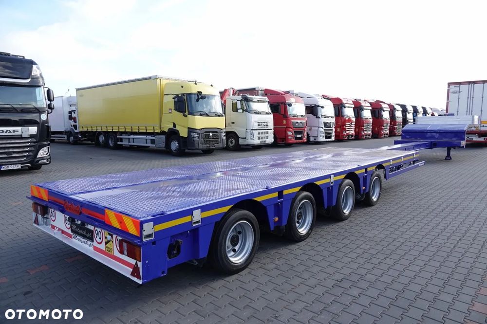 Nooteboom NISKOPODWOZIE / ROZCIĄGANA / 4 OSIOWA / OSIE SKRĘTNE / SAF - 6