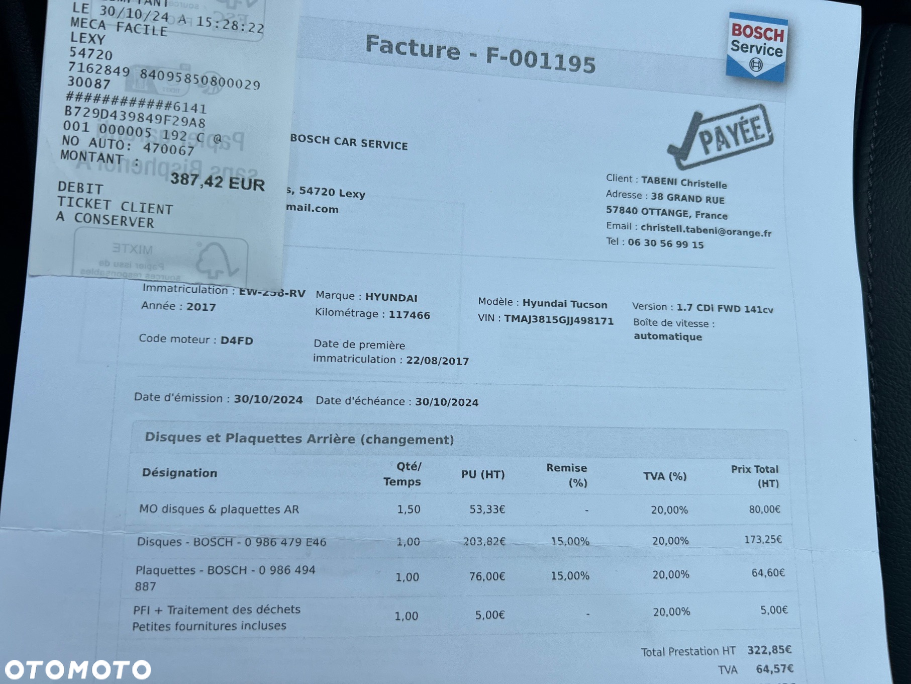 Hyundai Tucson blue 1.7 CRDi 2WD DCT Premium - 38