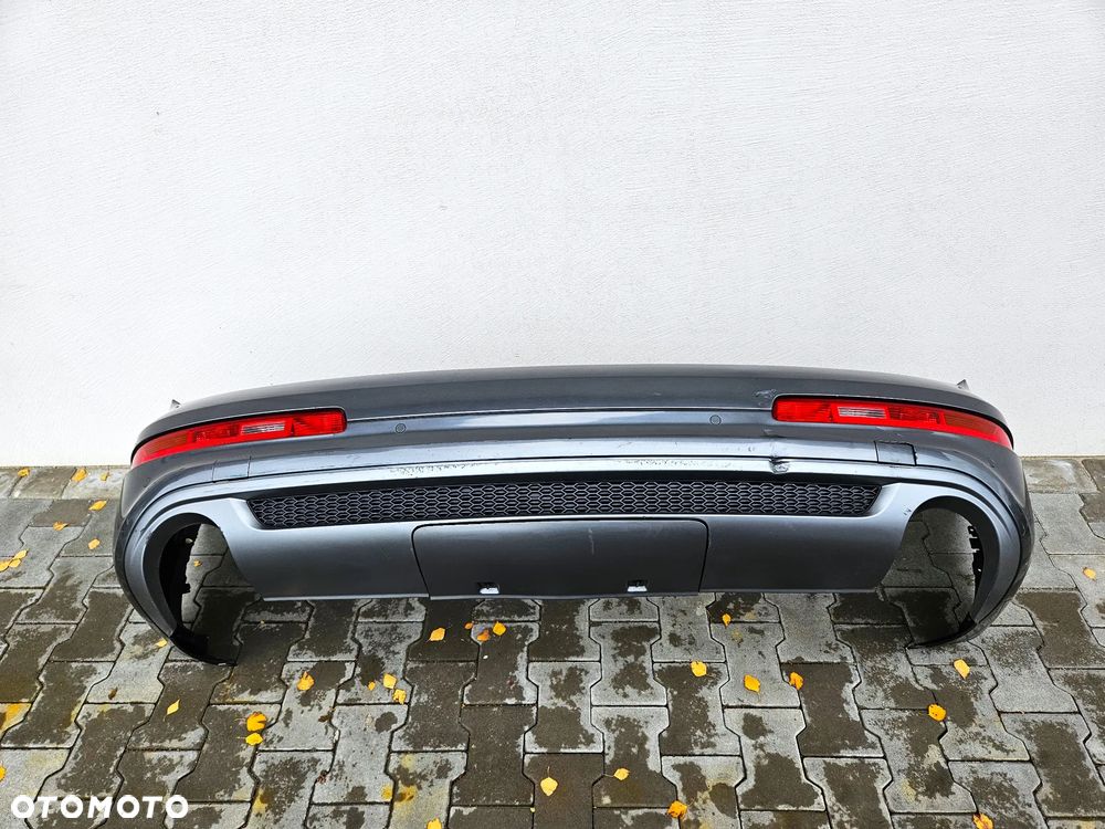 AUDI Q7 4L LIFT 09-15R ZDERZAK TYL TYLNI S-LINE KOMPLETNY LZ7S  4L0807521 AK - 1
