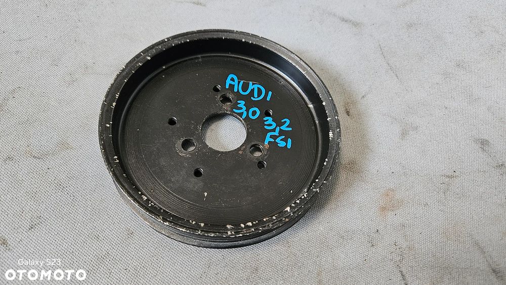 Koło pasowe pompy wspomagania Audi A4 A5 A6 C6 A8 D3 3,0 3,2 FSI 06E145255C - 5