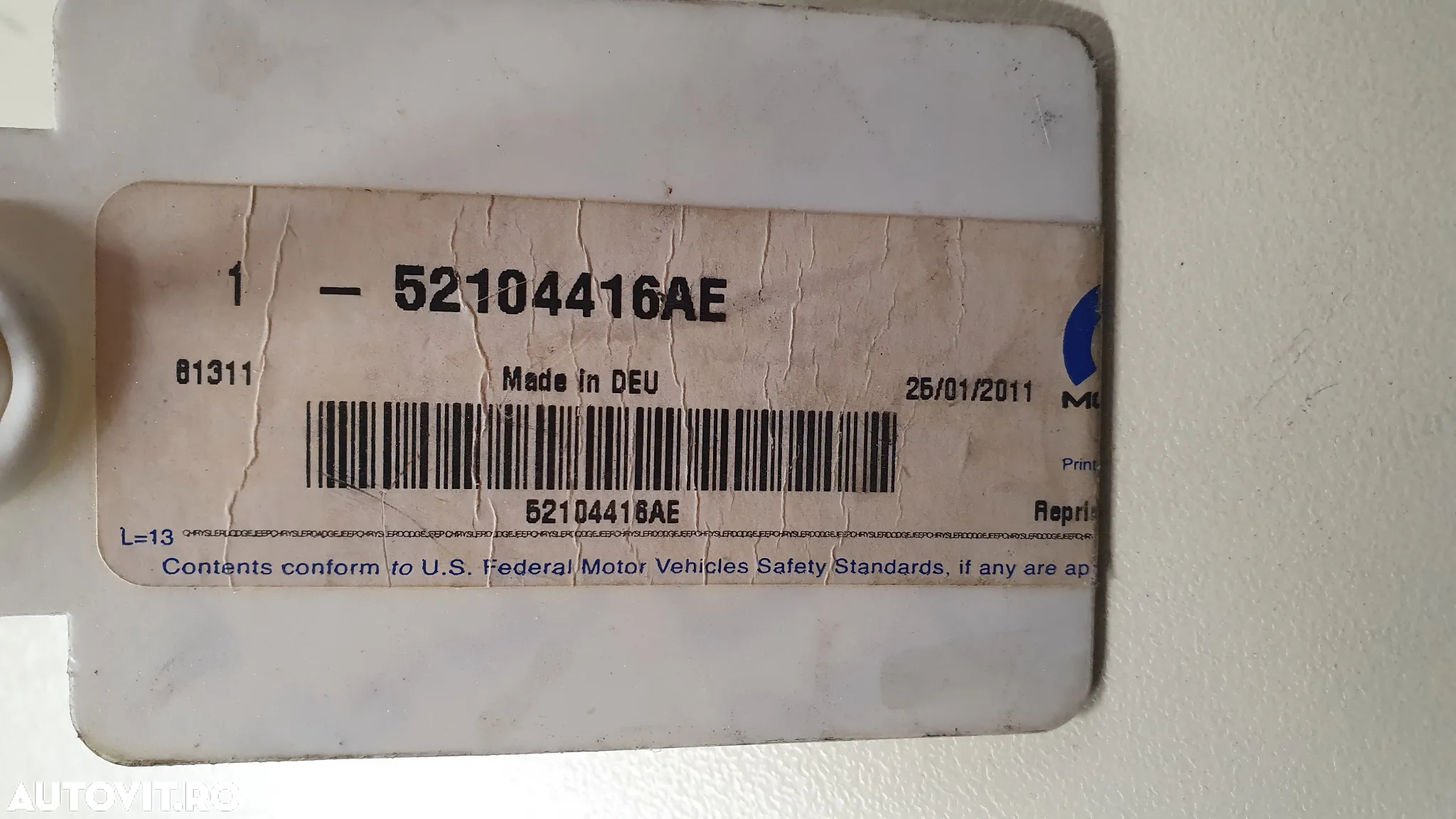 Teava suport joja ulei cutie viteze automata Jeep Grand Cherokee Diesel 722.6 Mercedes cod: 52104416AE - 3