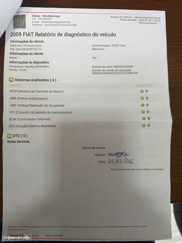Fiat Punto 1.2 Lounge S&S - 40
