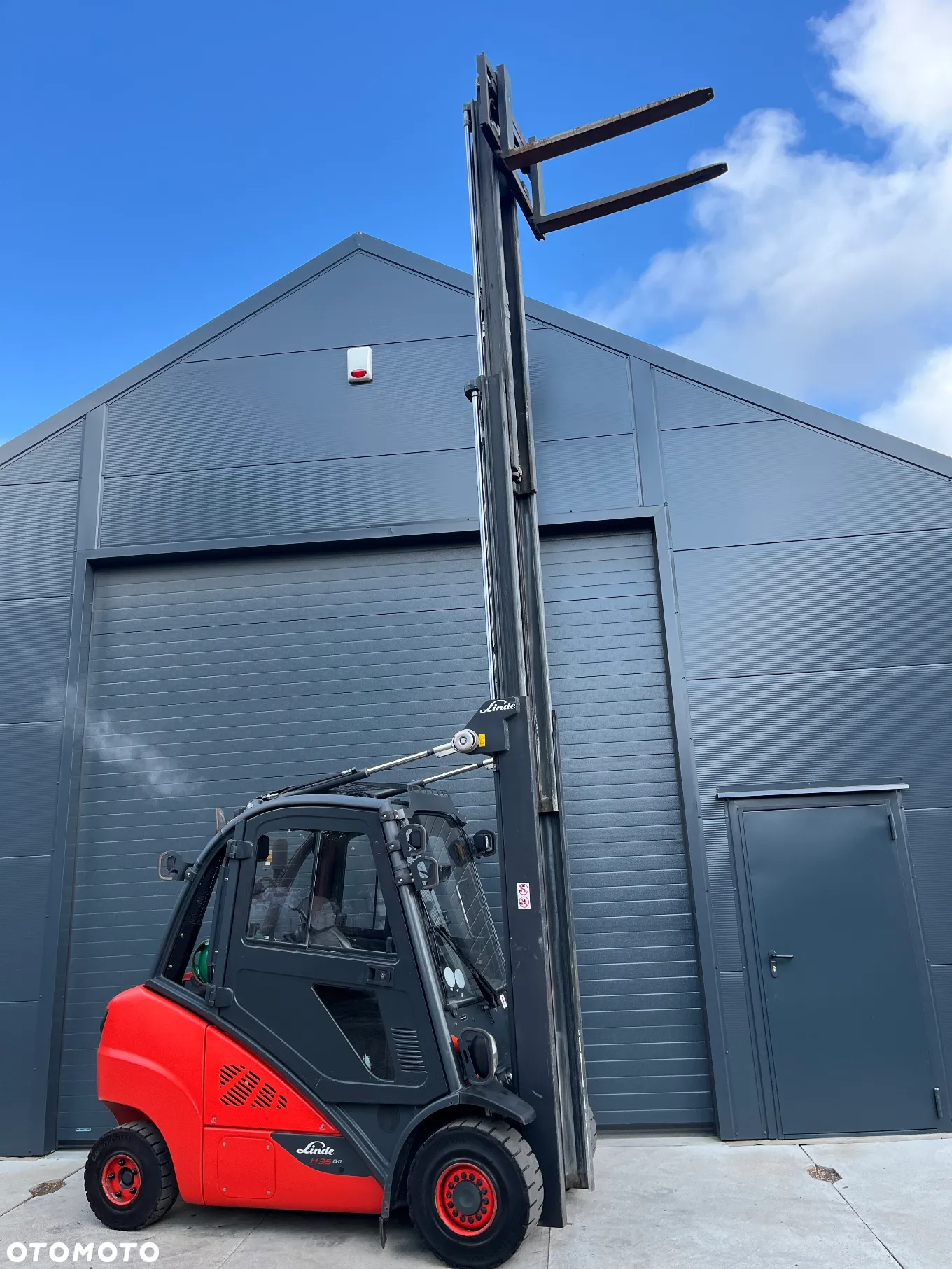 Linde H35-T Gaz LPG TRIPLEX kabina przesuw boczny  oświetlenie drogowe - 6