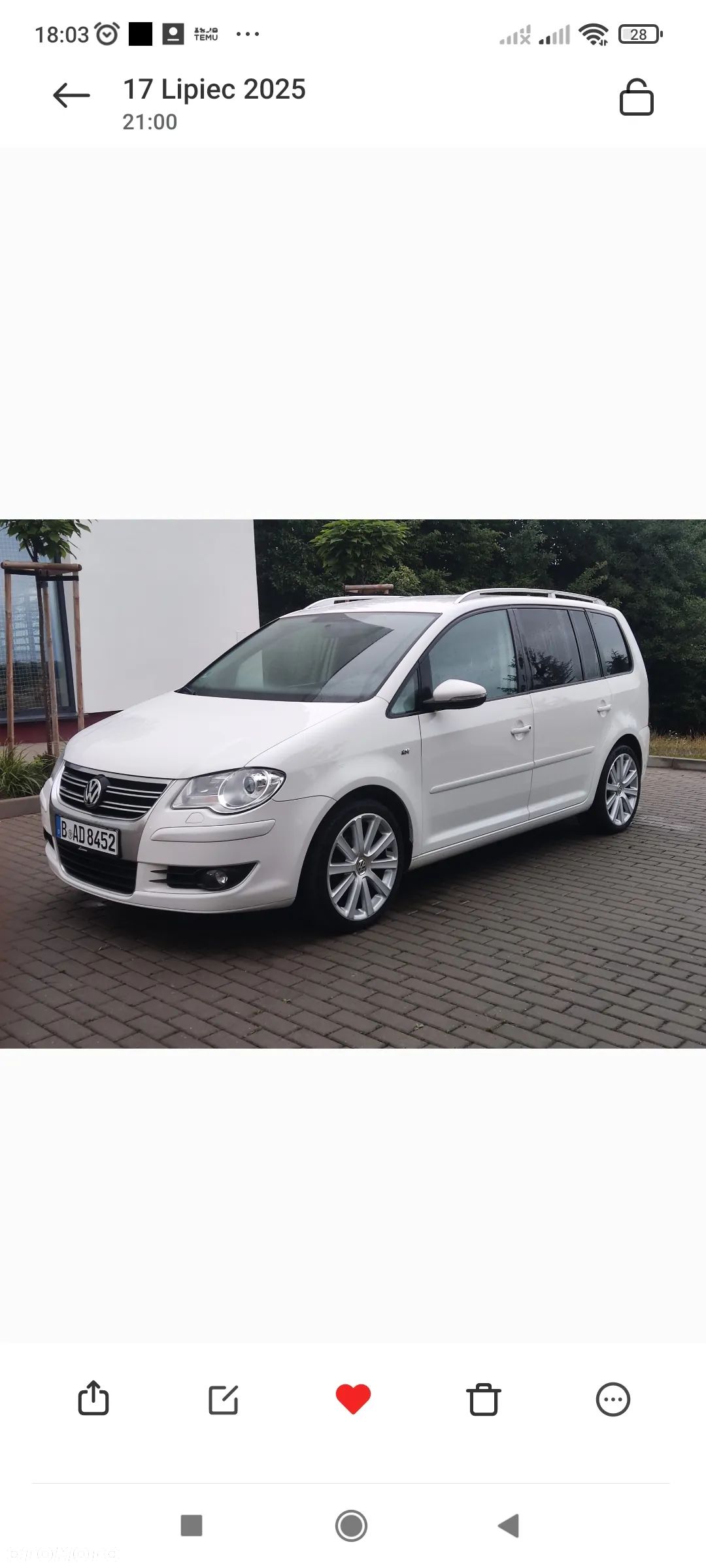 Volkswagen Touran 1.4 TSI R-Line Edition - 1