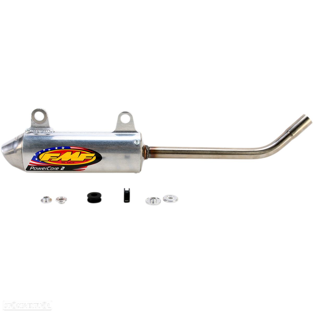 ponteira de escape fmf powercore 2 silencer aluminum ktm sx 125 / 150 - 1