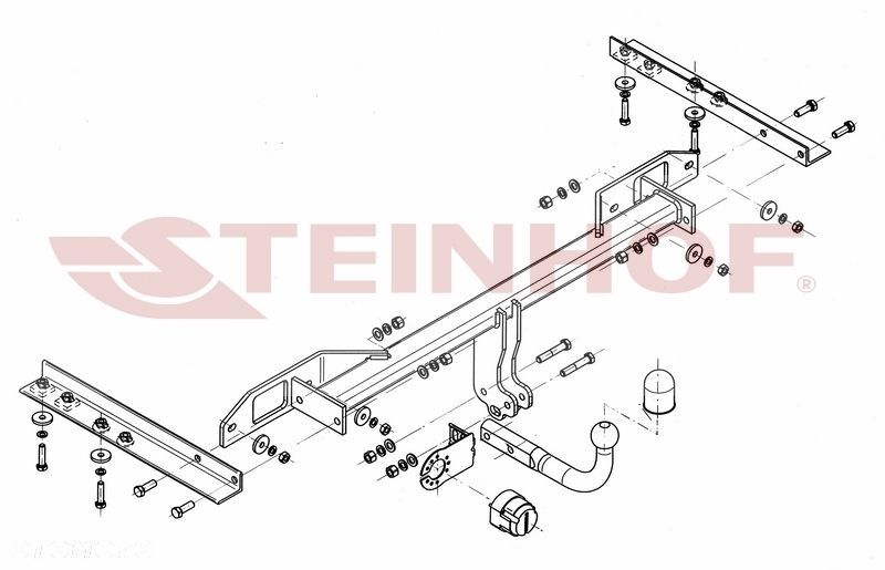 Hak Holowniczy + MODUŁ 7PIN do Opel Insignia A Kombi od 2009 do 2017 - 2