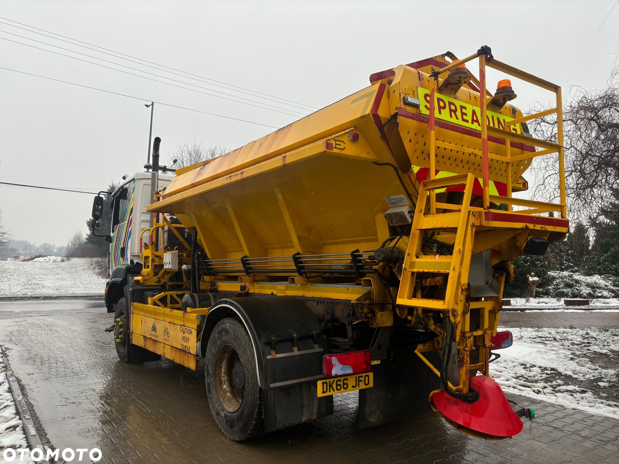 MAN TGM 18.290 4X4BB piaskarka solarka econ pług schmidt - 15