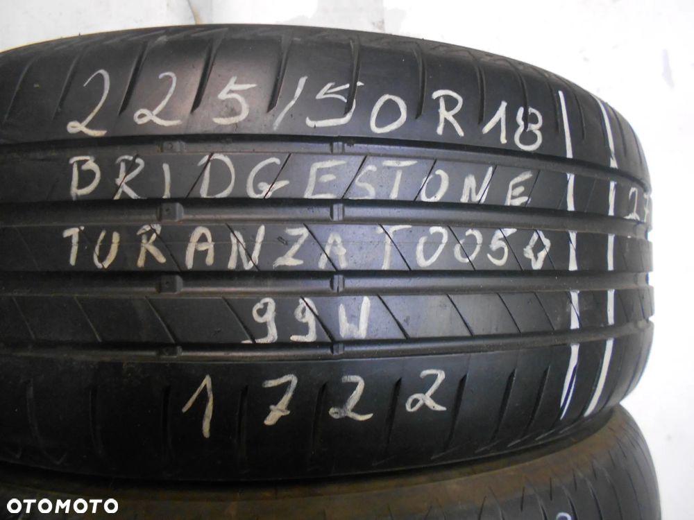 OPONY 225/50R18 BRIDGESTONE TURANZA T005 DOT 1722 / 2821 7.6MM - 3