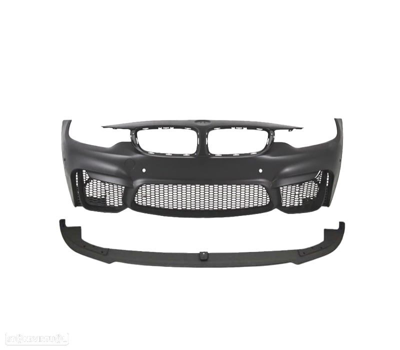 PÁRA-CHOQUES DIANTEIRO BMW F32 F33 F36 LOOK M4 PDC + SPOILER LIP - 2