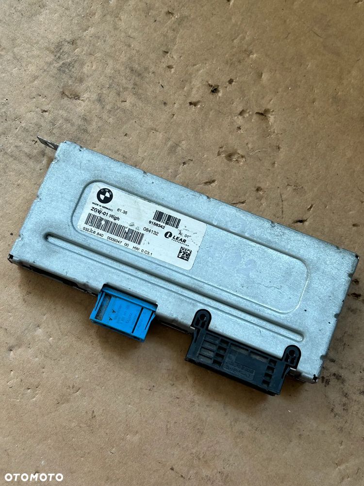 BMW F01 F04 F07 F10 STEROWNIK MODUŁ ZGW 9158342 - 1