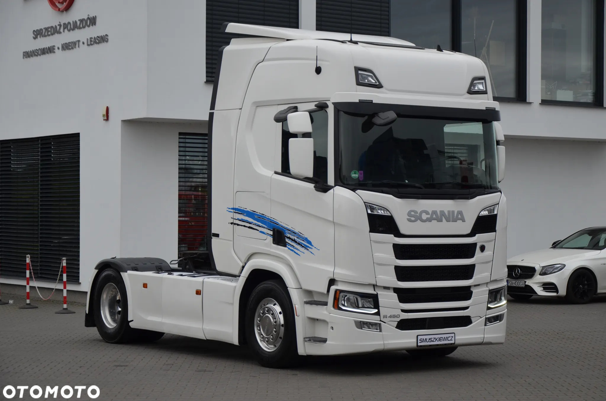 Scania R 450 / 2018 / KLIMA P. / ACC / ALUSY / NAVI / SKÓRY / EKSPRES / FULL LED / DE 3858 - 3