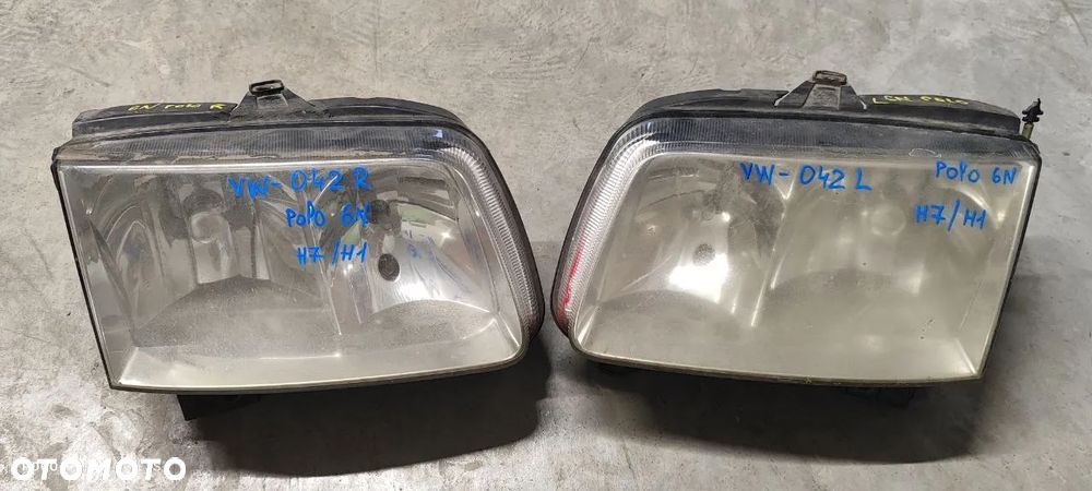 VW REFLEKTOR LEWE PRAWE VOLKSWAGEN REFLEKTORY LAMPA LAMPY OPRAWKA ŻARÓWKI - 28