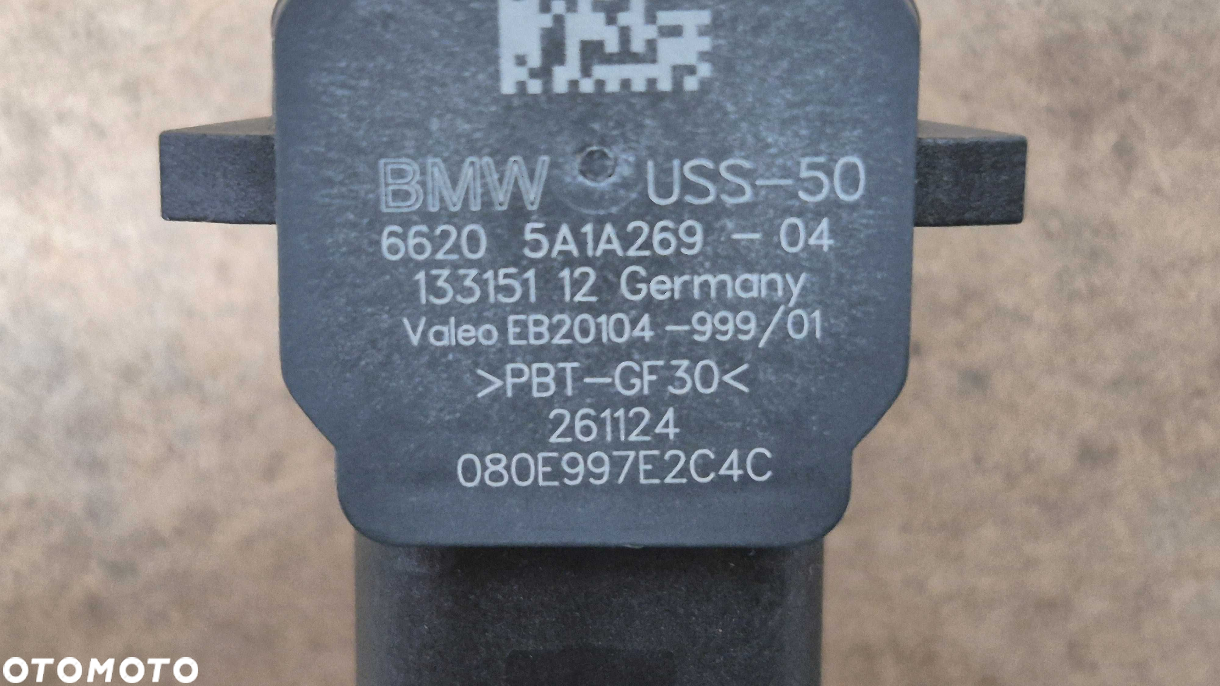 Czujnik parkowania cofania PDC BMW OE 5A1A269 Czarny MAT NOWE ! ORYG ! - 7