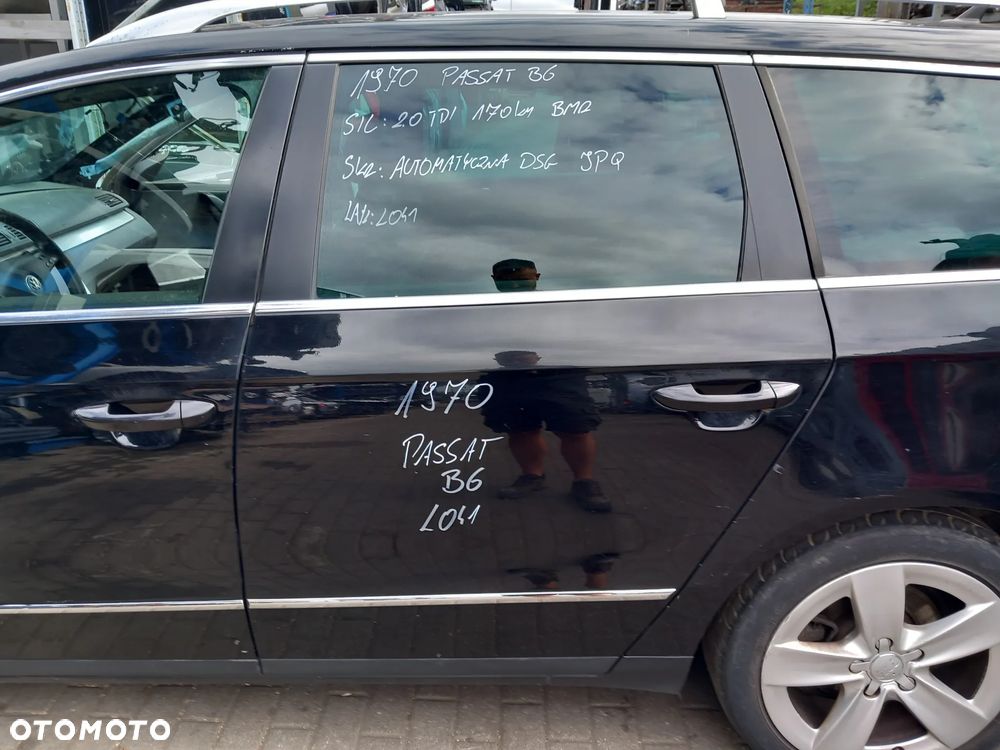VW PASSAT B6 DRZWI LEWE TYLNE LEWY TYŁ KOMBI KOLOR: L041 - 1