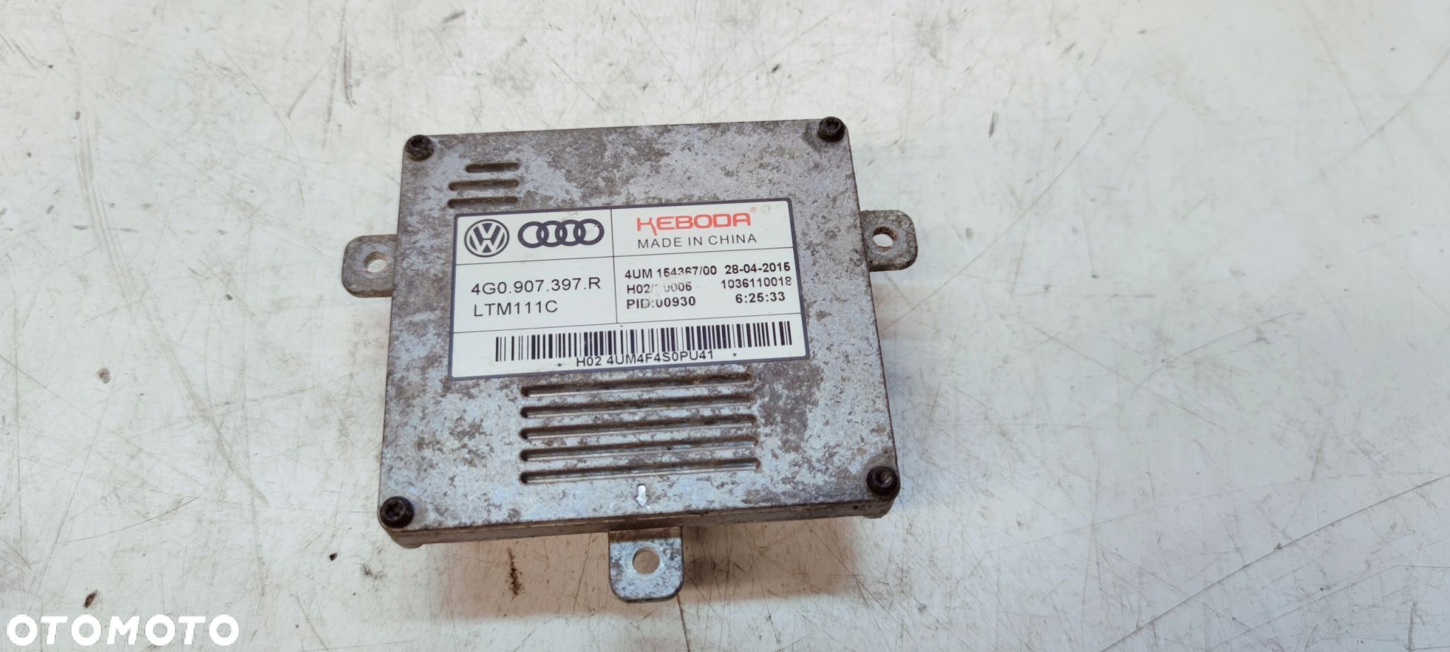 PRZETWORNICA MODUŁ REFLEKTORA AUDI A3 8V A4 A5 A6 C7 A7 A8 4G0907397R - 1