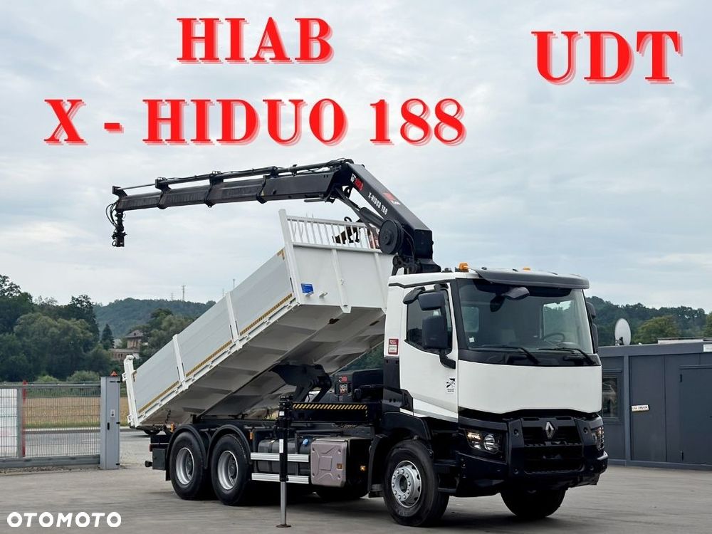 Renault C 430 * WYWROTKA 5,40 m * HIAB X - HIDUO 188 + PILOT / 6x4 - 1