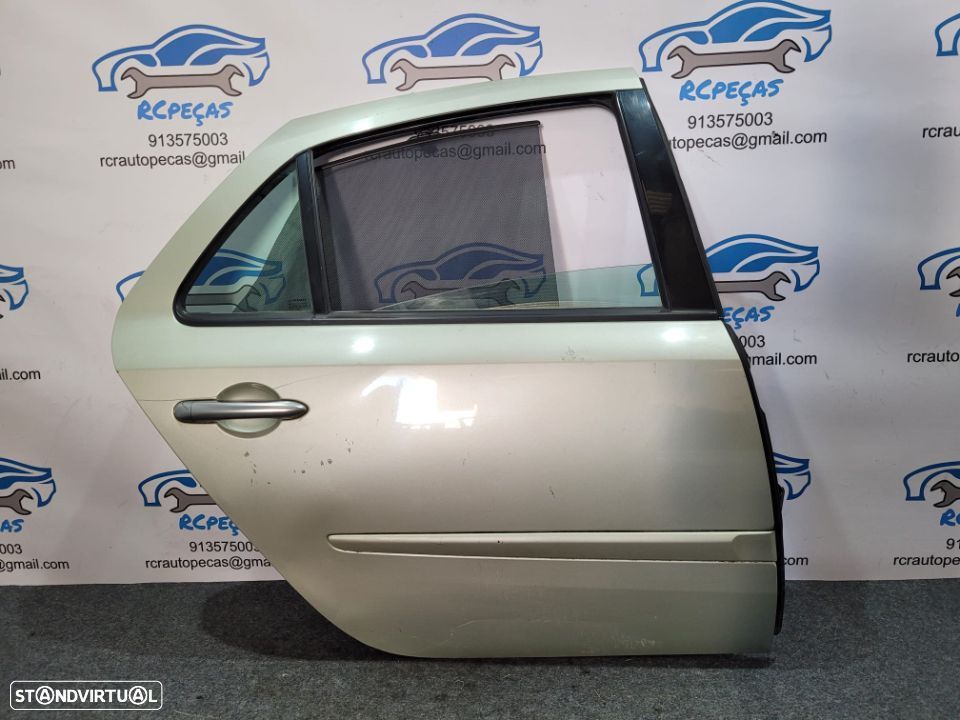 PORTA TRASEIRA TRÁS DIREITA RENAULT LAGUNA II 2 MK2 SEDAN CARRO FECHO ELEVADOR MOTOR PUXADOR VIDRO - 1