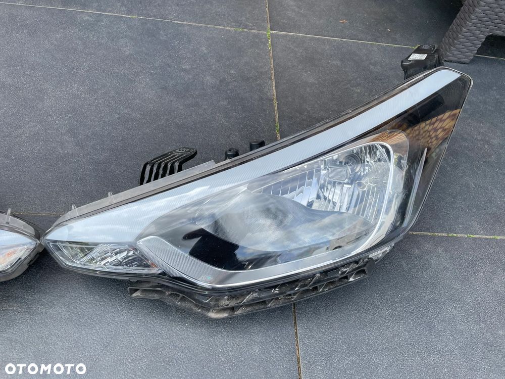 Kompletny przód maska zderzak błotnik pas przedni reflektor PSW Hyundai I20 II 14-18 - 14