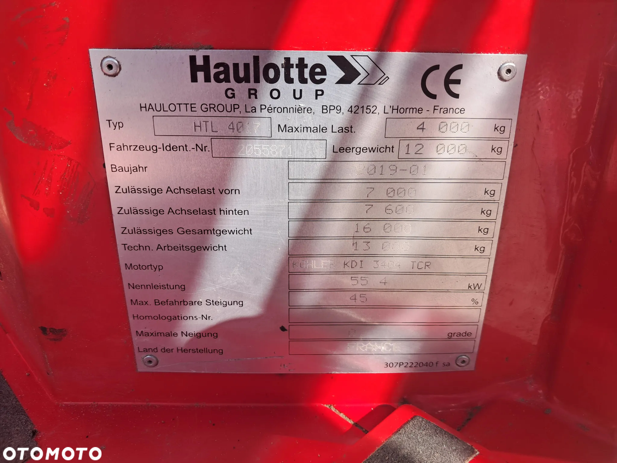 Haulotte HTL 4017 - 8