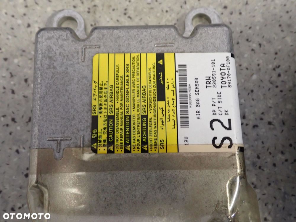 TOYOTA VERSO 09-13 PODUSZKI POWIETRZNE DESKA ROZDZIELCZA SRSY ZESTAW - 9