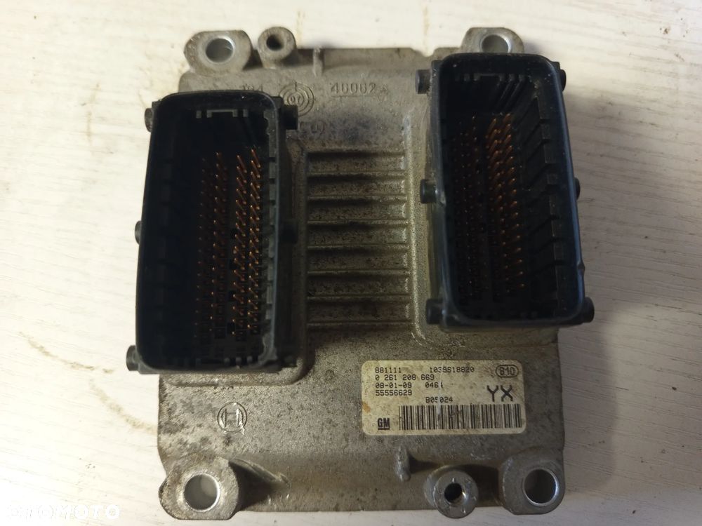 KOMPUTER STEROWNIK SILNIKA OPEL ASTRA G II 1.4 55556629 - 1
