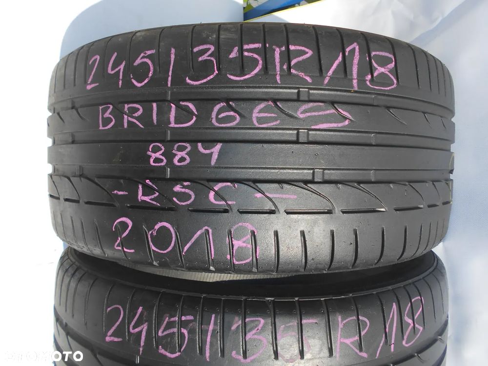 OPONY 245/35R18 BRIDGESTONE POTENZA S001 RSC DOT 2018 7MM - 2