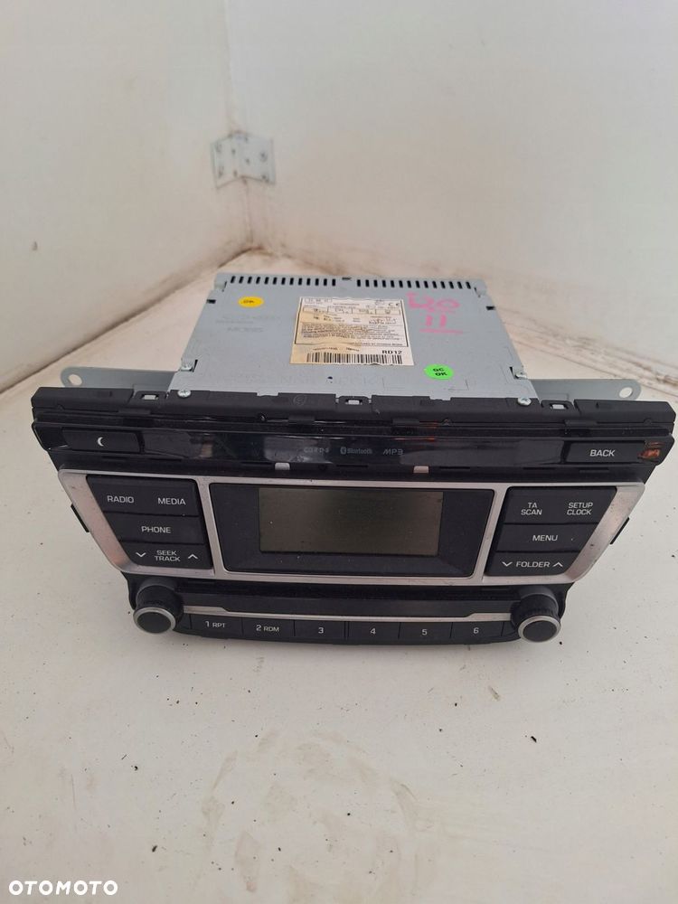 hyundai i20 ii 14- radio mp3 bluetooth 96170c8050 rdr oe - 1