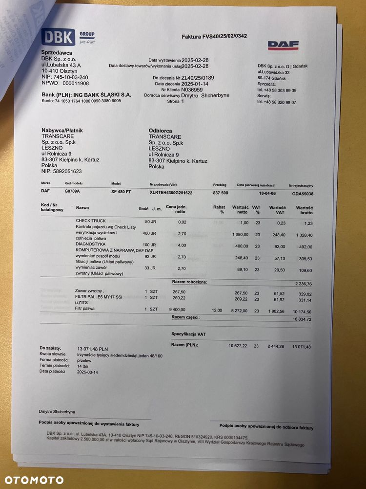DAF XF 106.480 / AUTOMAT / SUPER STAN / 2018 ROK !! - 36