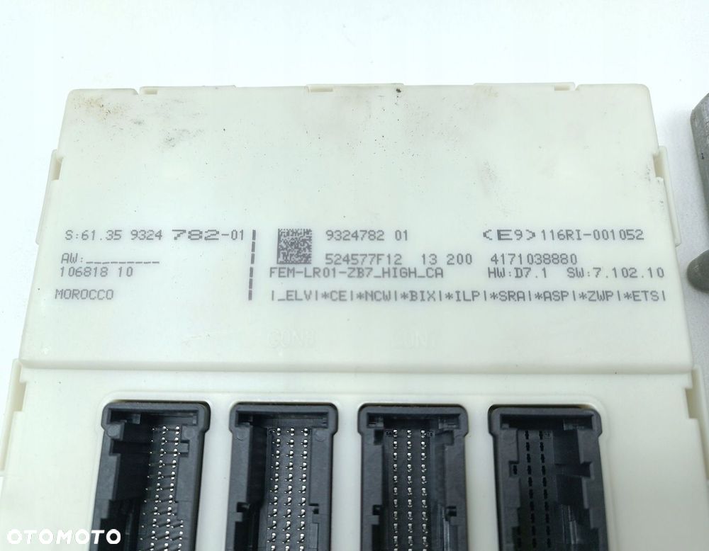 STEROWNIK ZESTAW STARTOWYBMW X3 F25 2.0 8617551 0261S09709 9324782 - 2