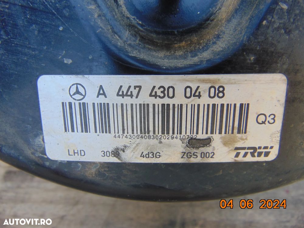 tulumba servofrana Mercedes Vito w447 viano v class serfofrana cod a - 2