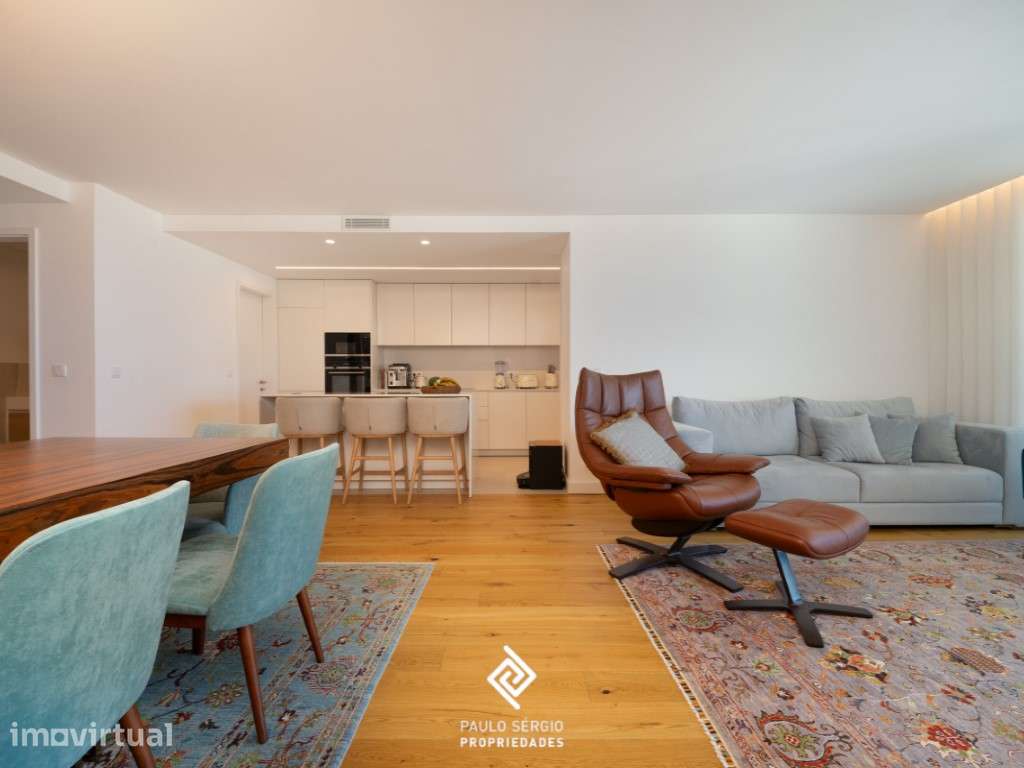 Apartamento T3 | Terraço de 51,75 m² | Vista Rio e Mar | Quinta Mar... - Grande imagem: 3/27