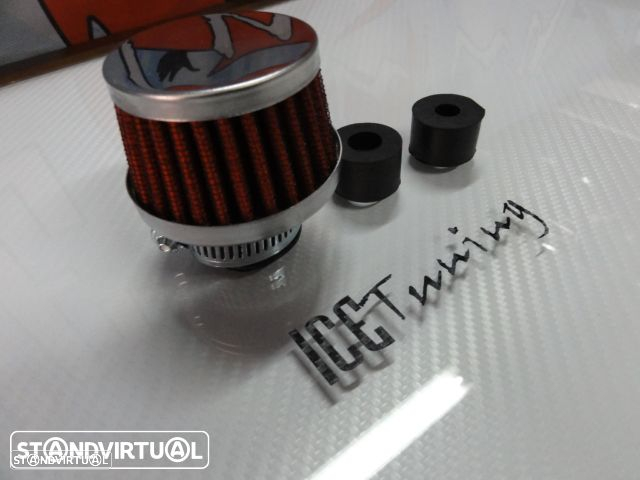 Mini Filtro de ar universal com 9 / 12 / 25mm - 10