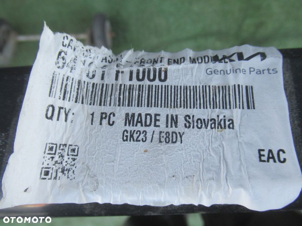 PAS PRZEDNI PRZÓD WZMOCNIENIE GÓRNE KA SPORTAGE IV 4 2015- - 5