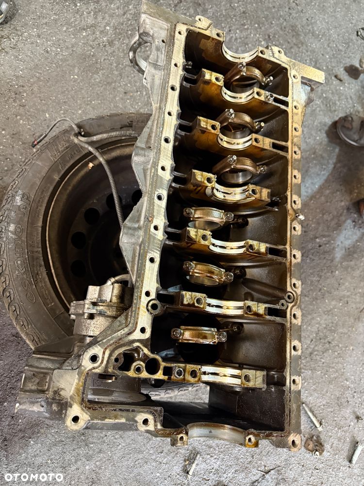 Wał N53 blok korby dół N53b25 N53B30 - 5
