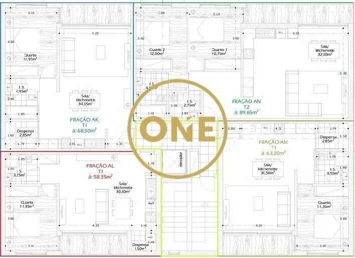 Apartamento T1 em Calendário - Grande imagem: 2/4