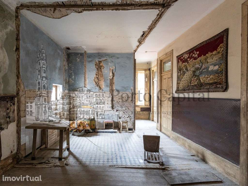 Moradia para Reabilitação No Centro Histórico de Leça da Palmeira - Grande imagem: 2/42