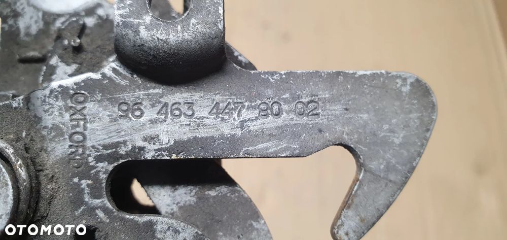 Zamek rygiel maski przód Peugeot 407 9646344780 - 5