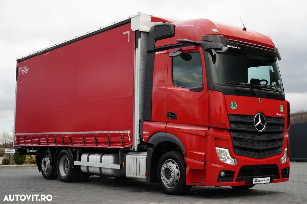 Mercedes-Benz ACTROS / 2545 / CORTINĂ / 6x2 / I-PARK COOL / BIG SPACE / WIELTON / 2021 - 6