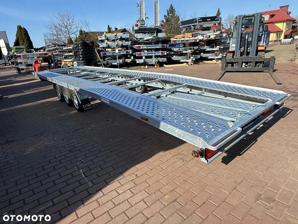 Gala BBG Laweta Gala raz łamana 8,5x2,05m 3 osie DMC 3500kg koła 195r13c super lekka 850 kg dostawa MOTOMUS - 15