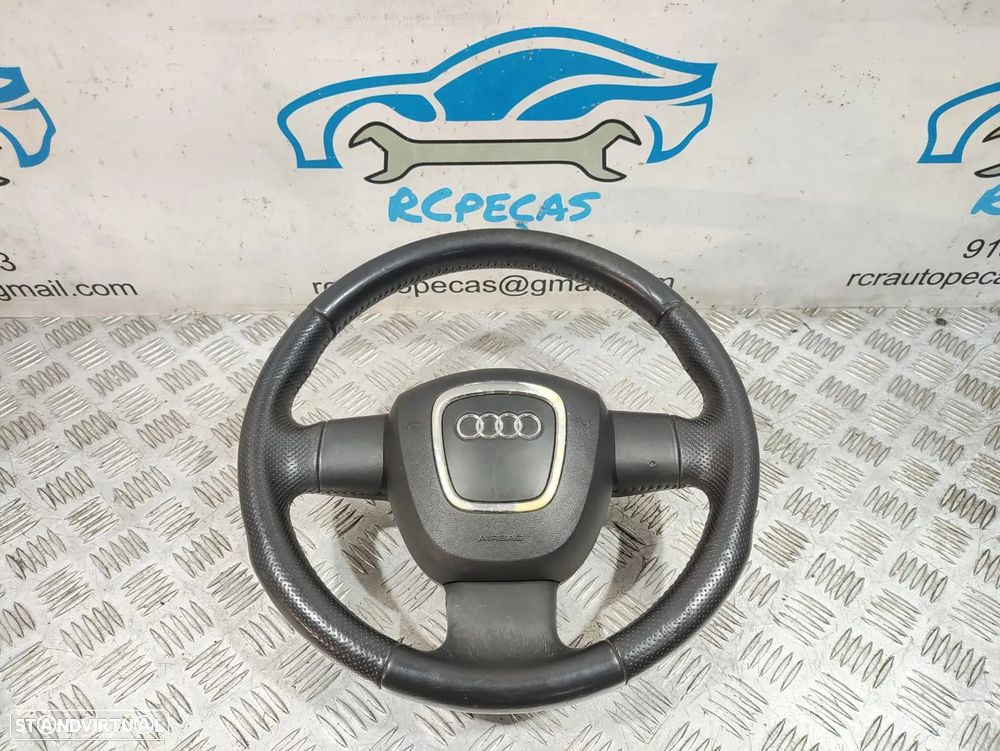 Volante + Airbag Completo em pele perfurada Audi A3 8P - 1