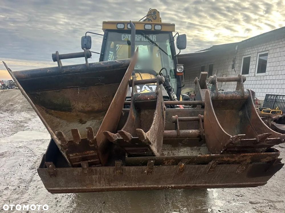 Caterpillar Koparko Ładowarka CAT Caterpillar 428D 428 D Osprzęt 5 Łyżek - 17