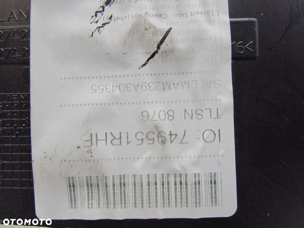 RANGE ROVER III LIFT L322 05-09 BOCZEK DRZWI PRZOD PRAWY - 8