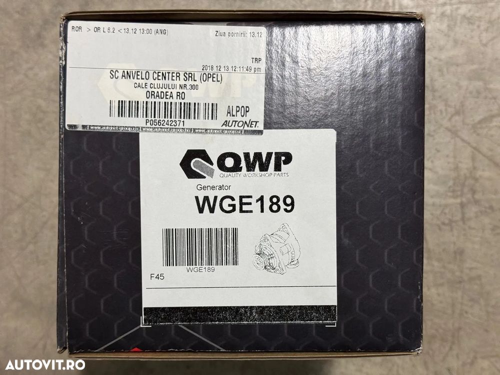 WGE189 | Alternator | Opel Astra H - 2