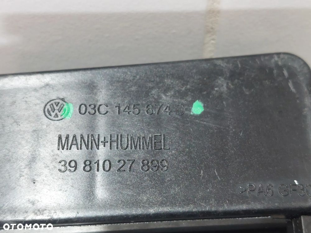 RURA POWIETRZA DOLOT VW 1,4 TFSI KOD CTH R2012 NR 03C145674B - 2