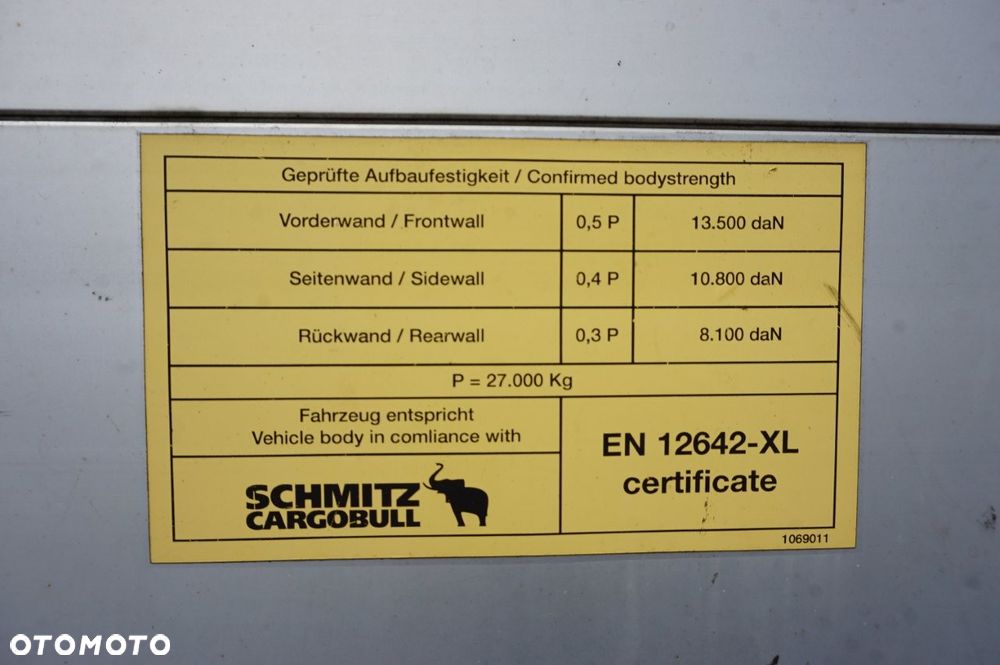 Schmitz Cargobull VARIOS 385/55 R 22,5 PODNOSZONY DACH * 2013 * - 14