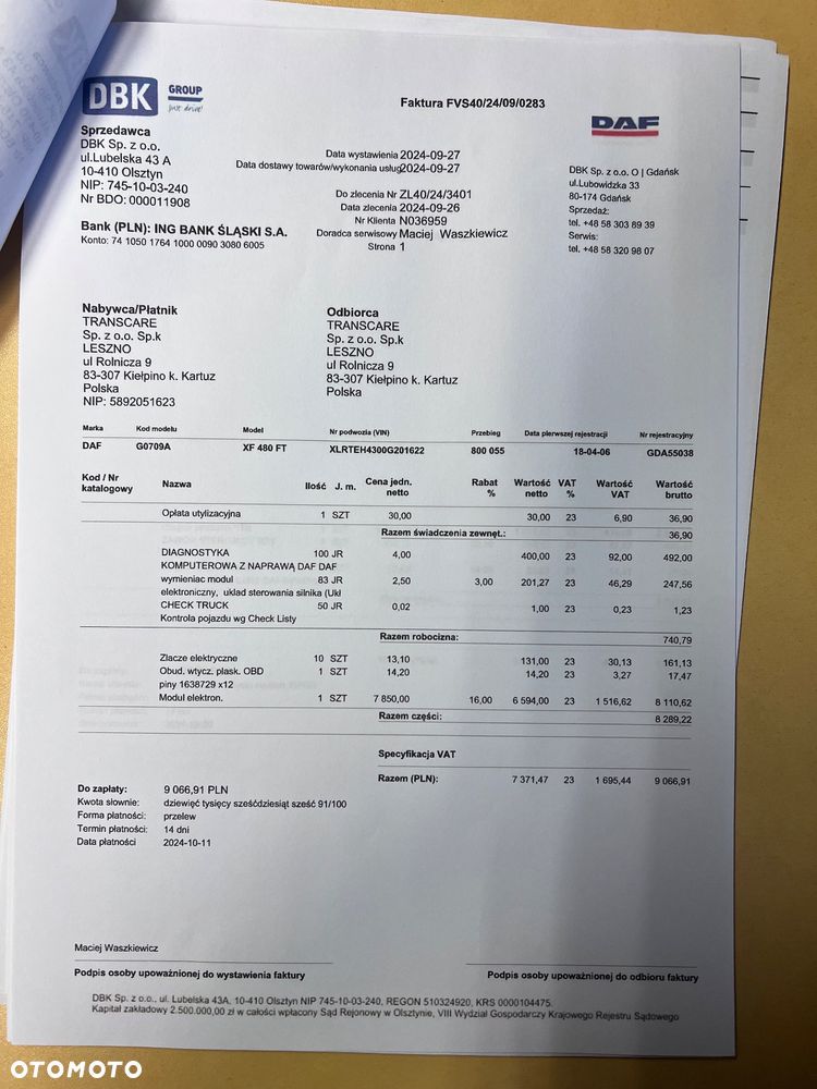 DAF XF 106.480 / AUTOMAT / SUPER STAN / 2018 ROK !! - 38