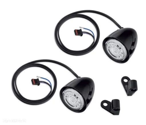Harley Davidson Softail M8 Kierunkowskazy LED Bullet FLFB FLFBS FLSB FXLR 67800977 - 4