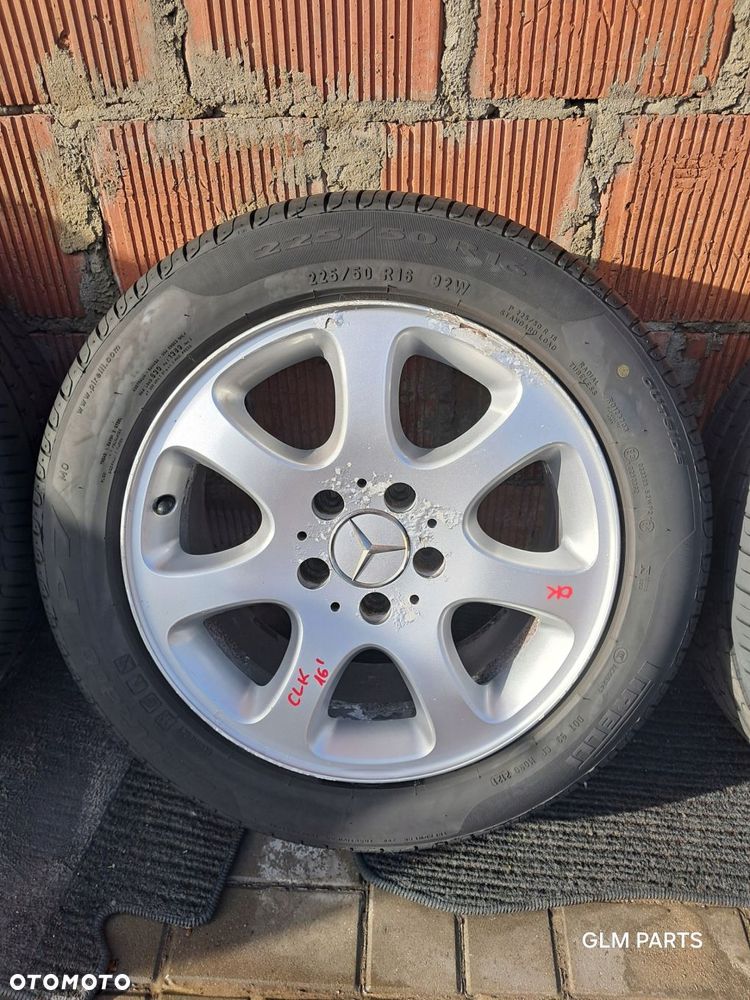 mercedes-benz clk w209 felgi aluminiowe 16" koła lato pirelli - 9
